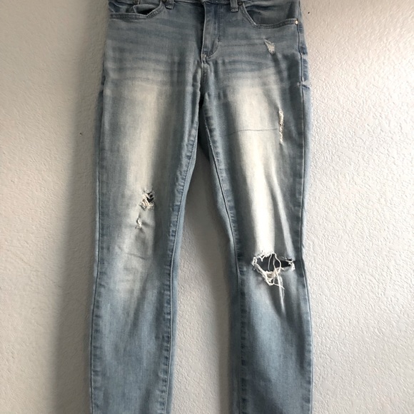 Lauren Conrad Cuffed, Petite, Ankle Skinny Jeans - Picture 2 of 9